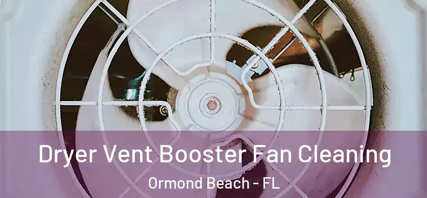 Dryer Vent Booster Fan Cleaning Ormond Beach - FL